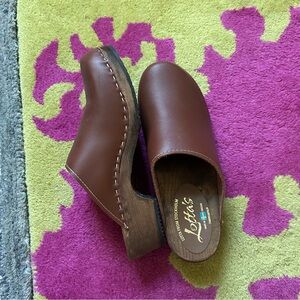 Lotta’s wooden Swedish clogs size 42